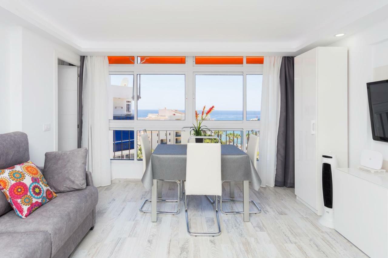 63 Los Cristianos first sea line, parking, Wi Fi Exterior foto